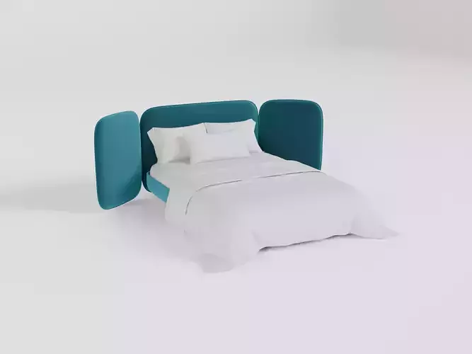 Double Bed 3 3D model