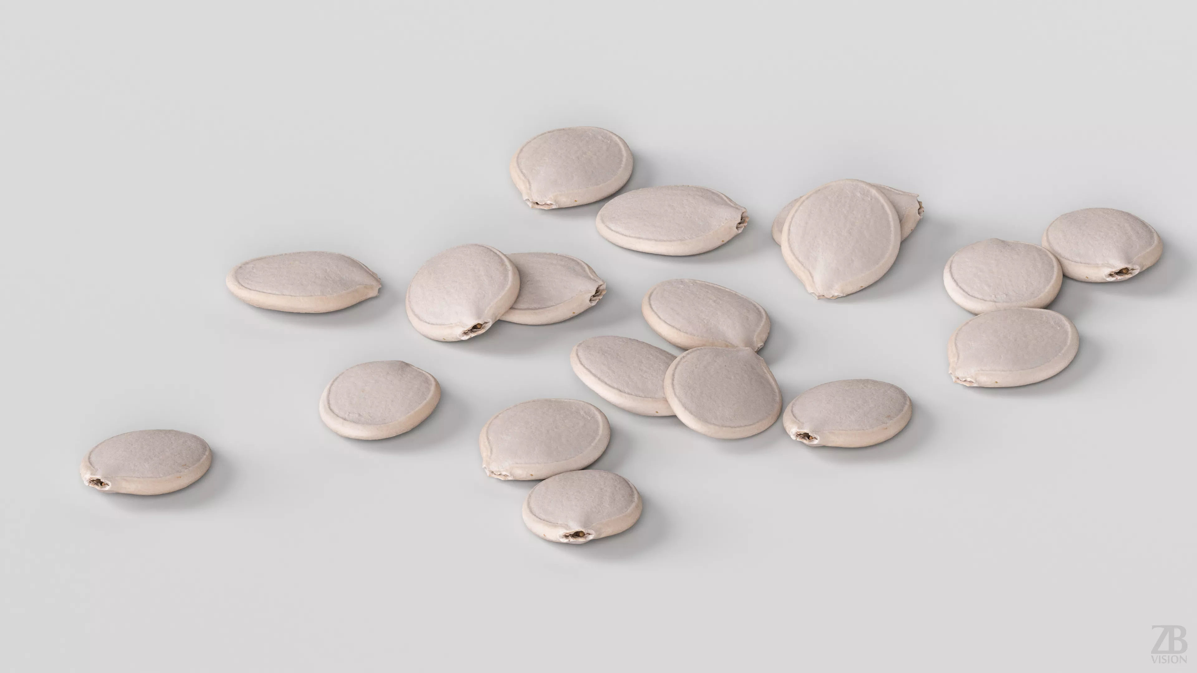 Pumpkin Seed 3D model_2