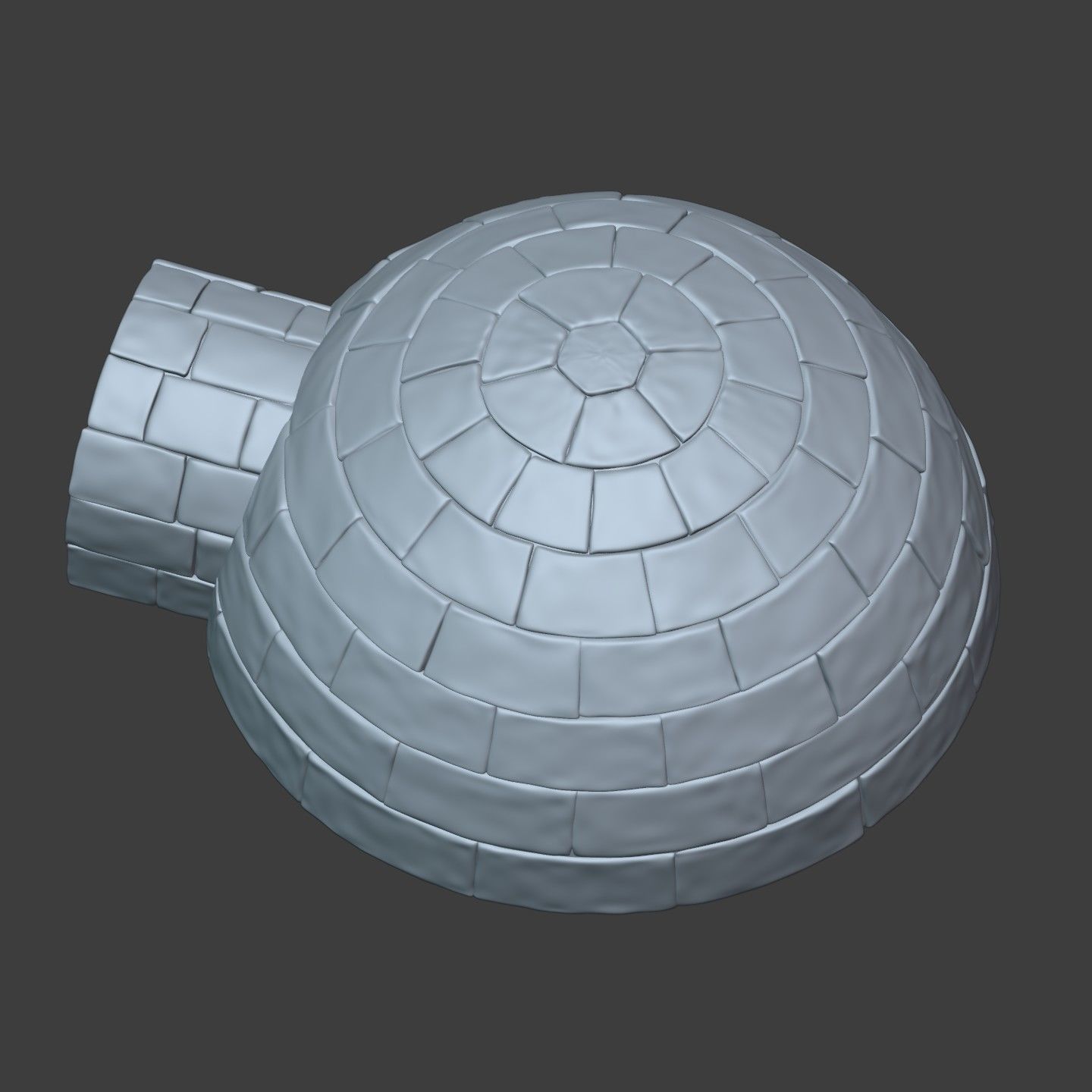 Igloo 3D model_4