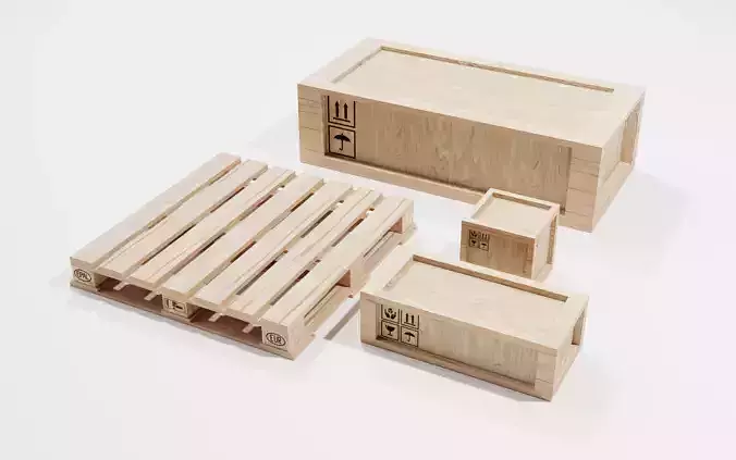 Wooden Transport Boxes