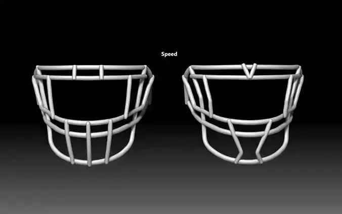 Facemask pack 1 for Riddell SPEED helmet