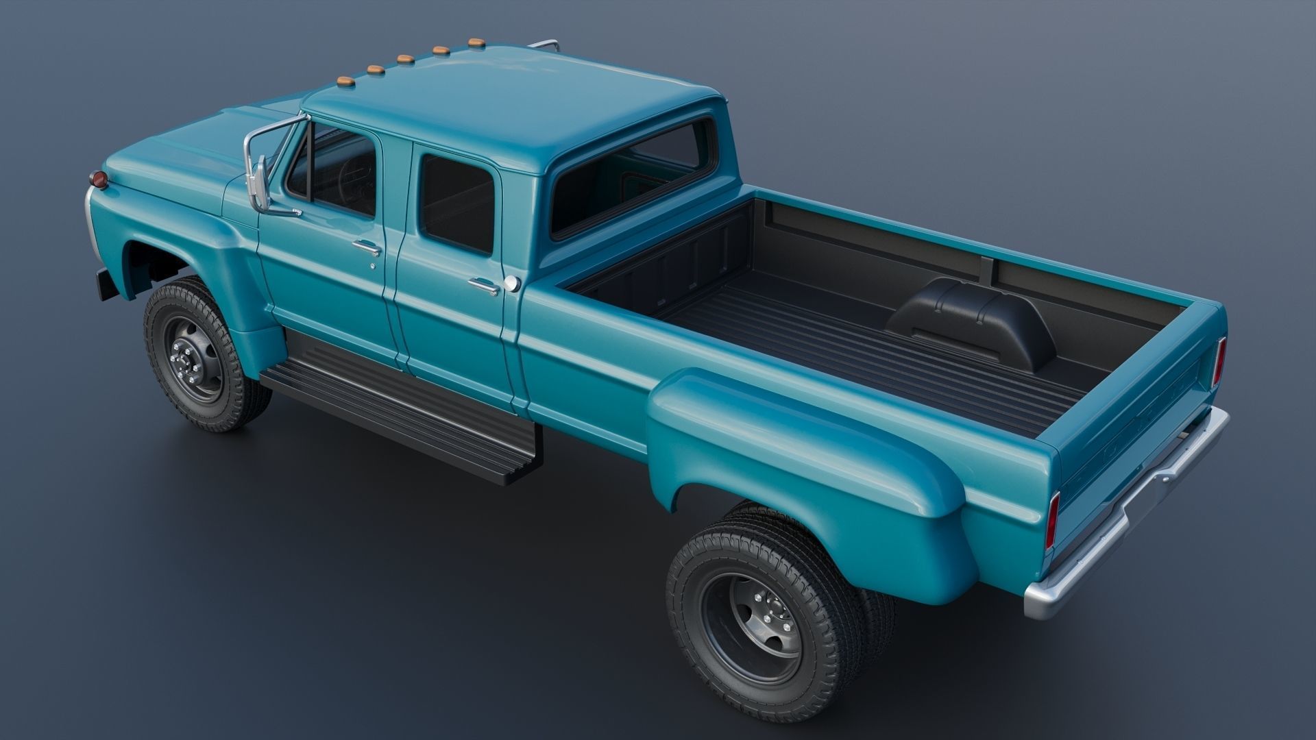 F-750 Crew Cab 1971 3D print model_7