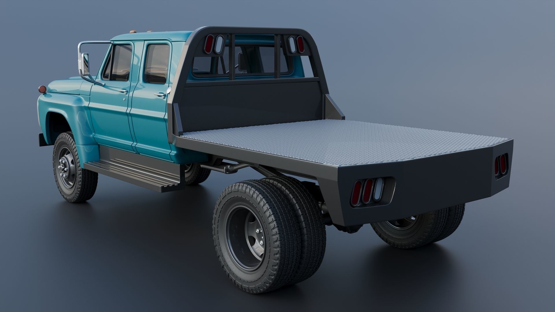 F-750 Crew Cab 1971 3D print model_13