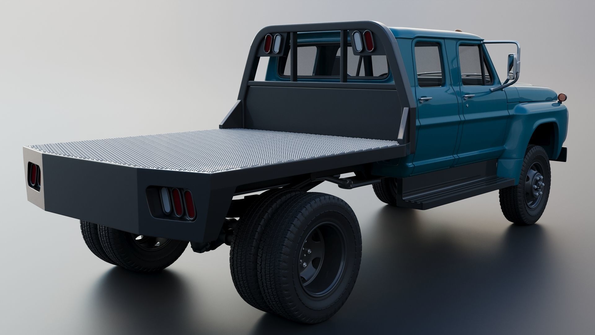F-750 Crew Cab 1971 3D print model_15