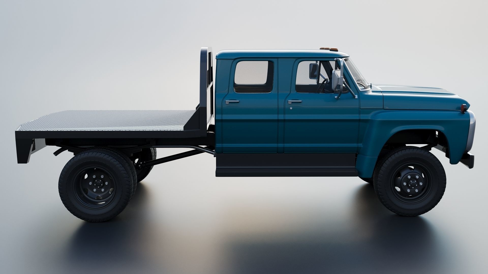 F-750 Crew Cab 1971 3D print model_17
