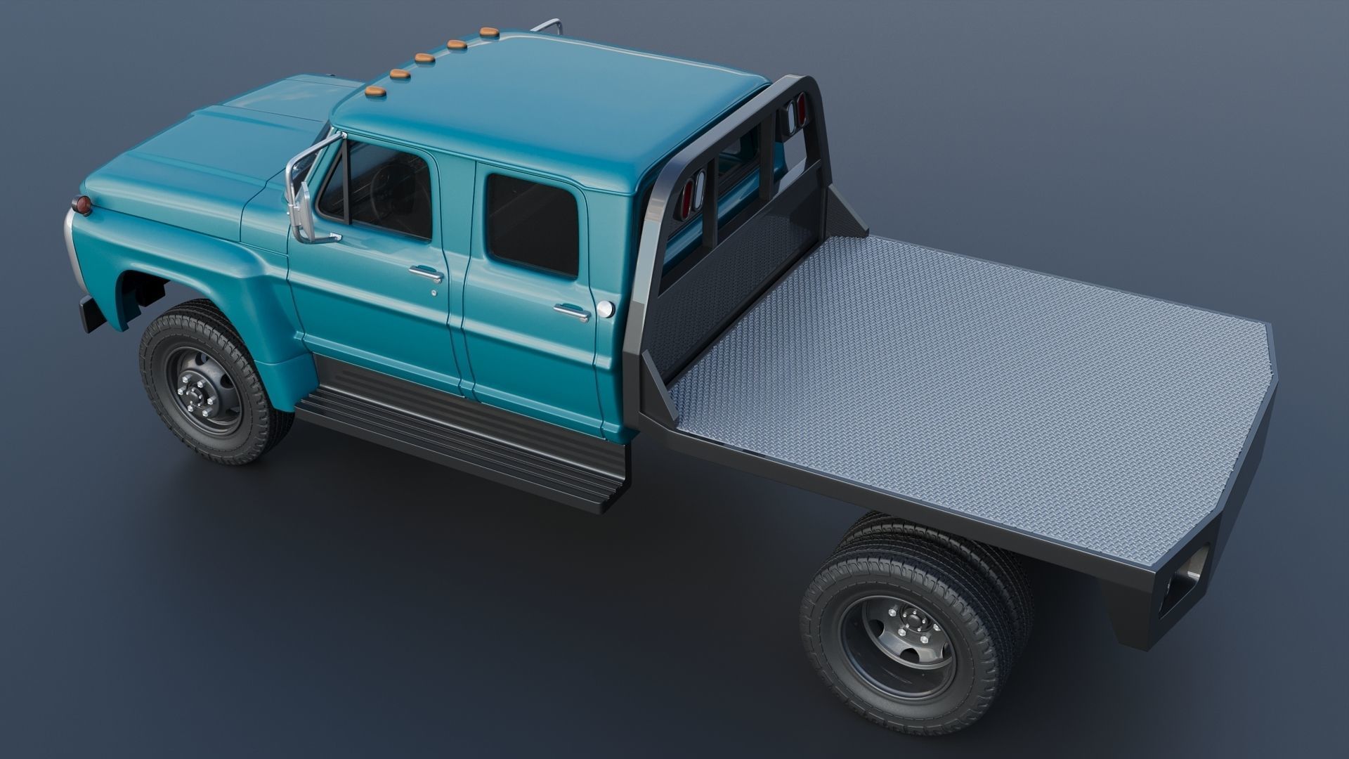 F-750 Crew Cab 1971 3D print model_14