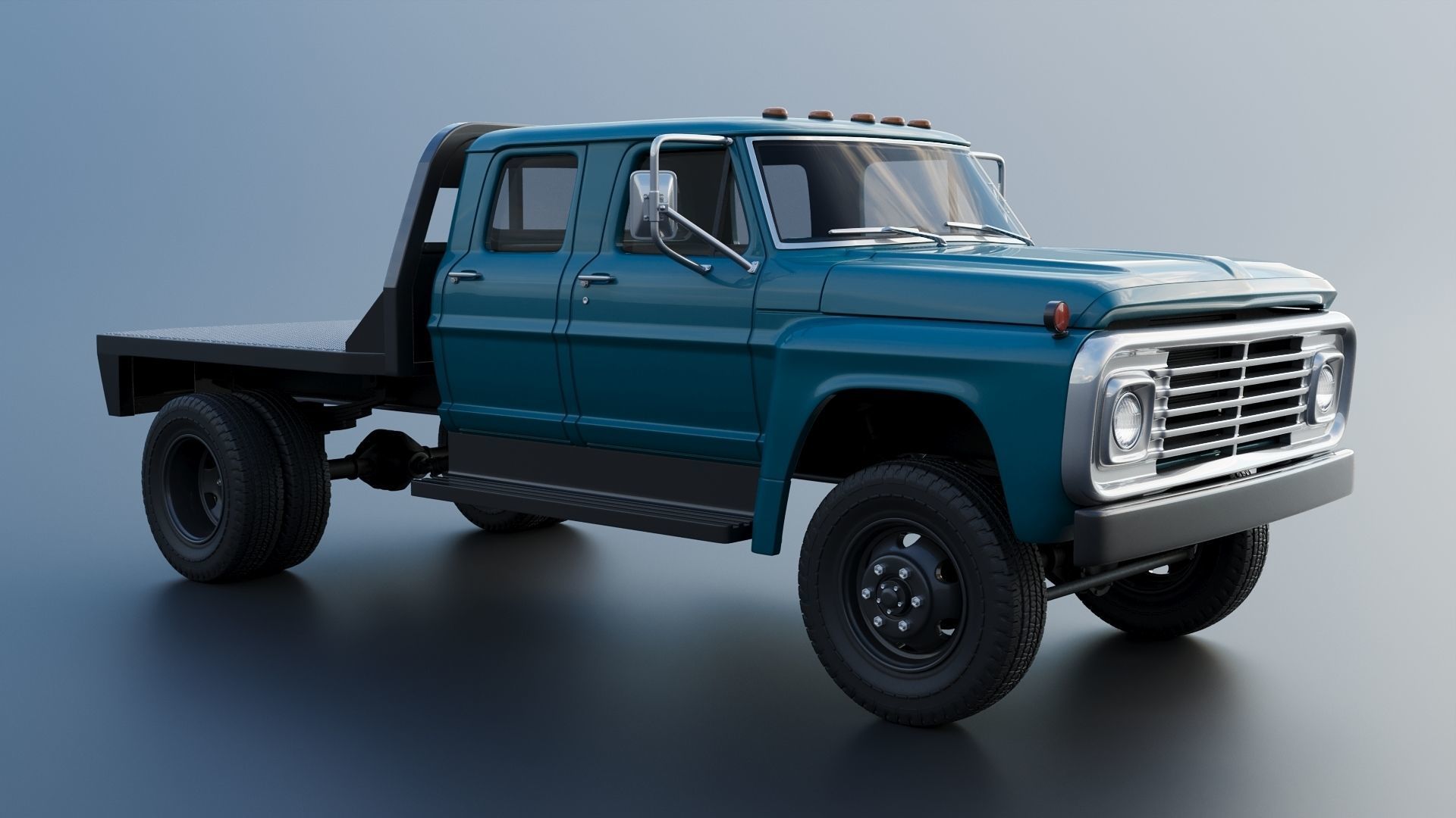 F-750 Crew Cab 1971 3D print model_18
