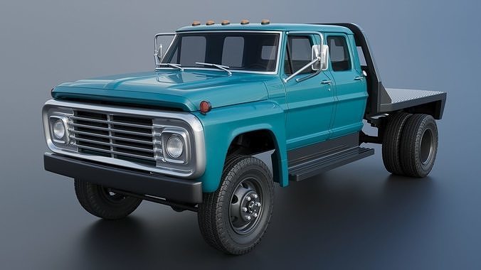F-750 Crew Cab 1971 3D print model 6