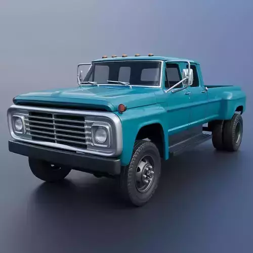 F-750 Crew Cab 1971 3D print model
