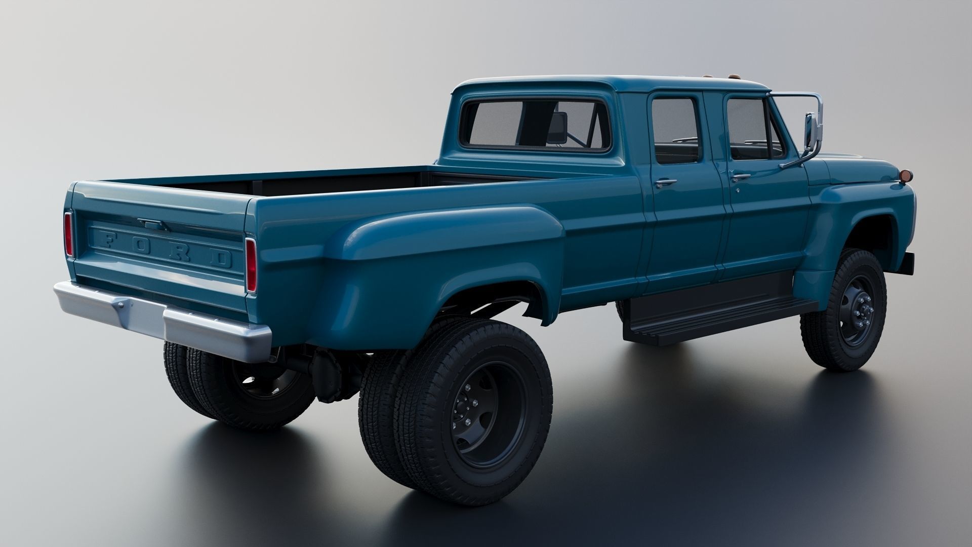 F-750 Crew Cab 1971 3D print model_8