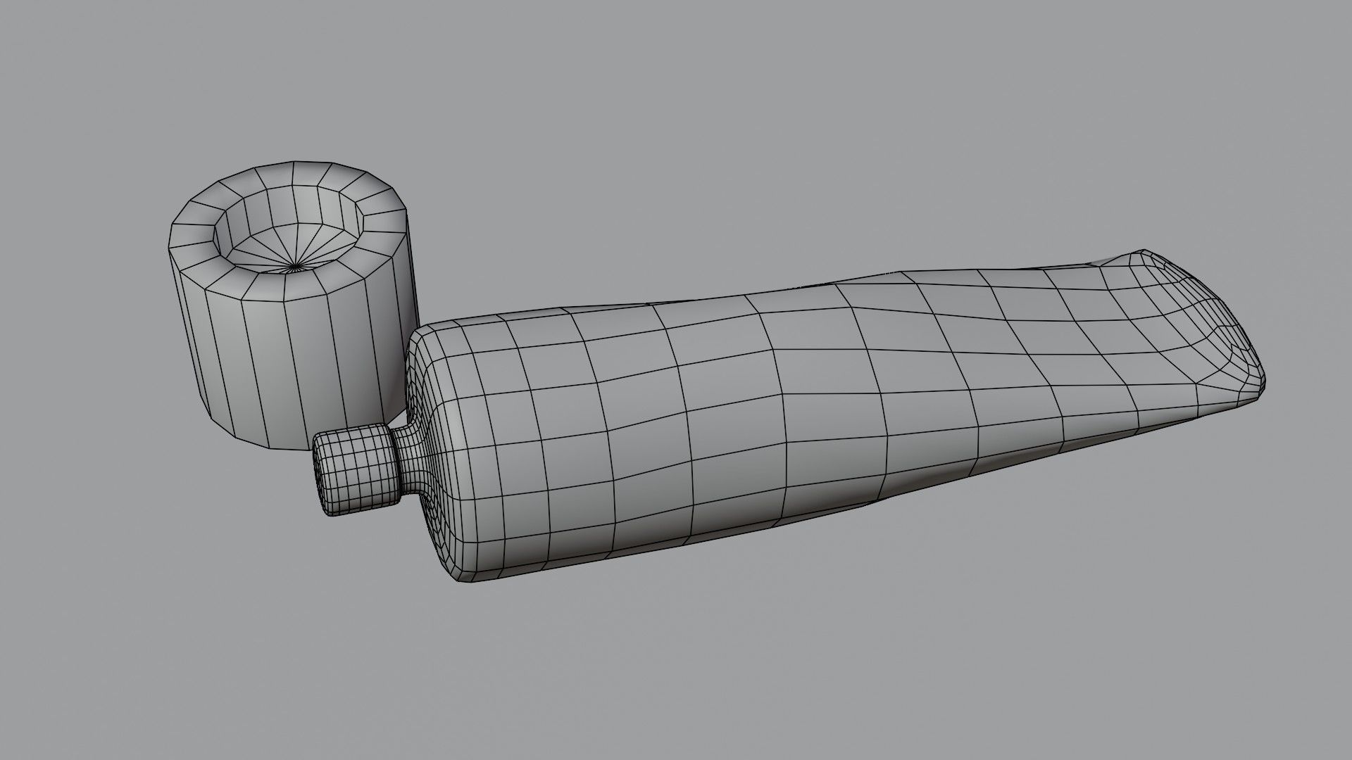 Antiseptic Cream Low-poly 3D model_6