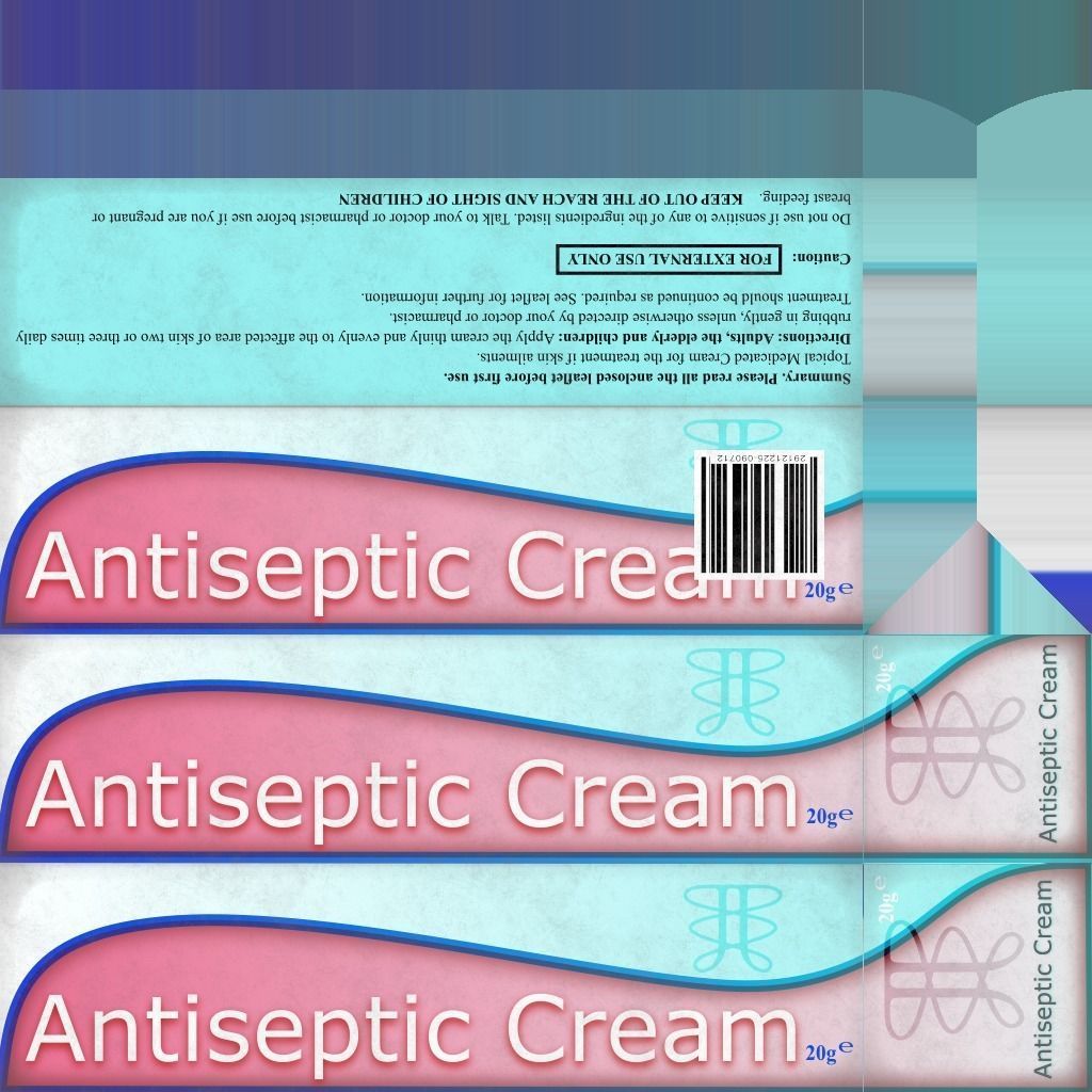 Antiseptic Cream Low-poly 3D model_12