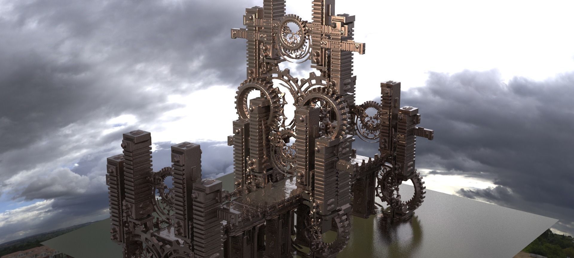 Victorian Watchtower Halls   3D model_1