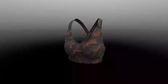 Female Camo top PBR 4k