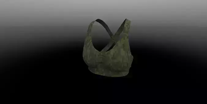 Female Camo top PBR 4k