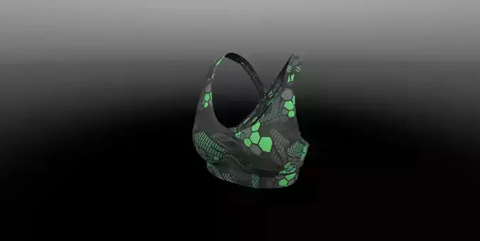 Female Camo top PBR 4k