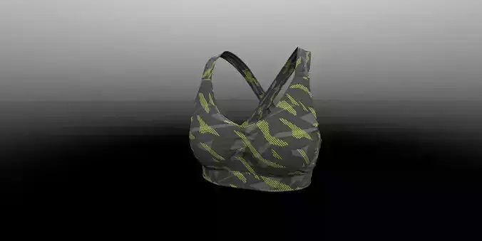 Female Camo top PBR 4k