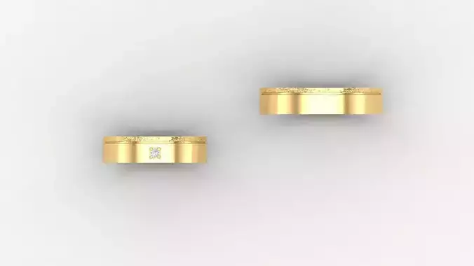 Diamond Men Ring Cad File MR  146