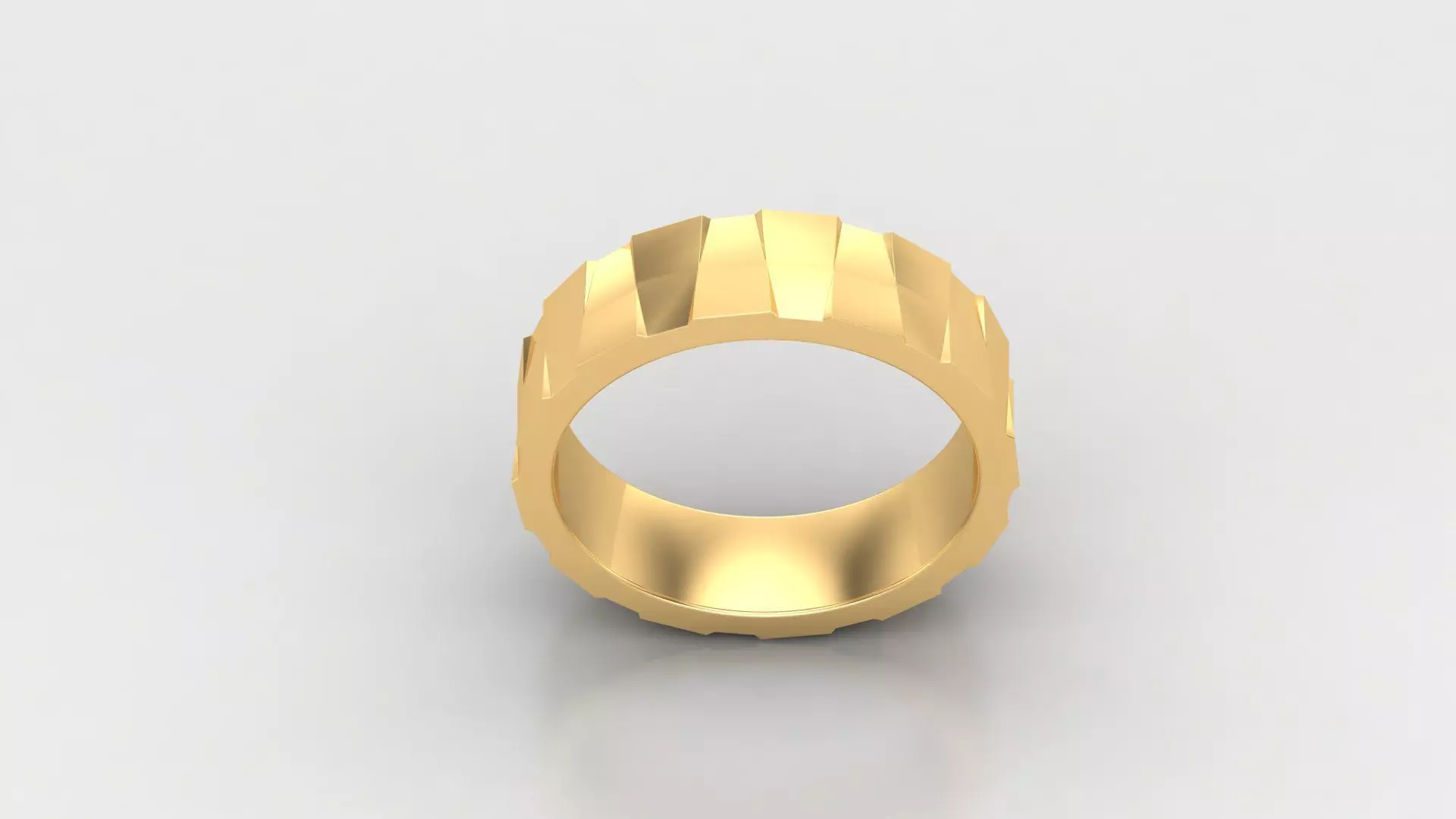 Diamond Men Ring Cad File MR  143 3D print model_0