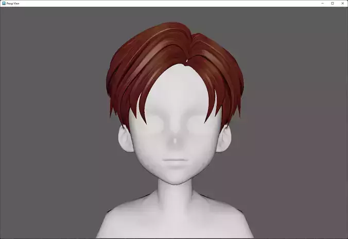 Anime hair style 52 for boy