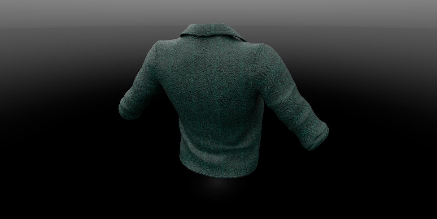 Leather jacket PBR 4k Low-poly 3D model_1