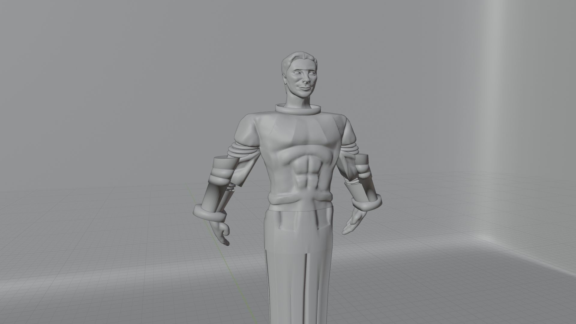 Yuri Gagarin Statue Monument 3D model_46