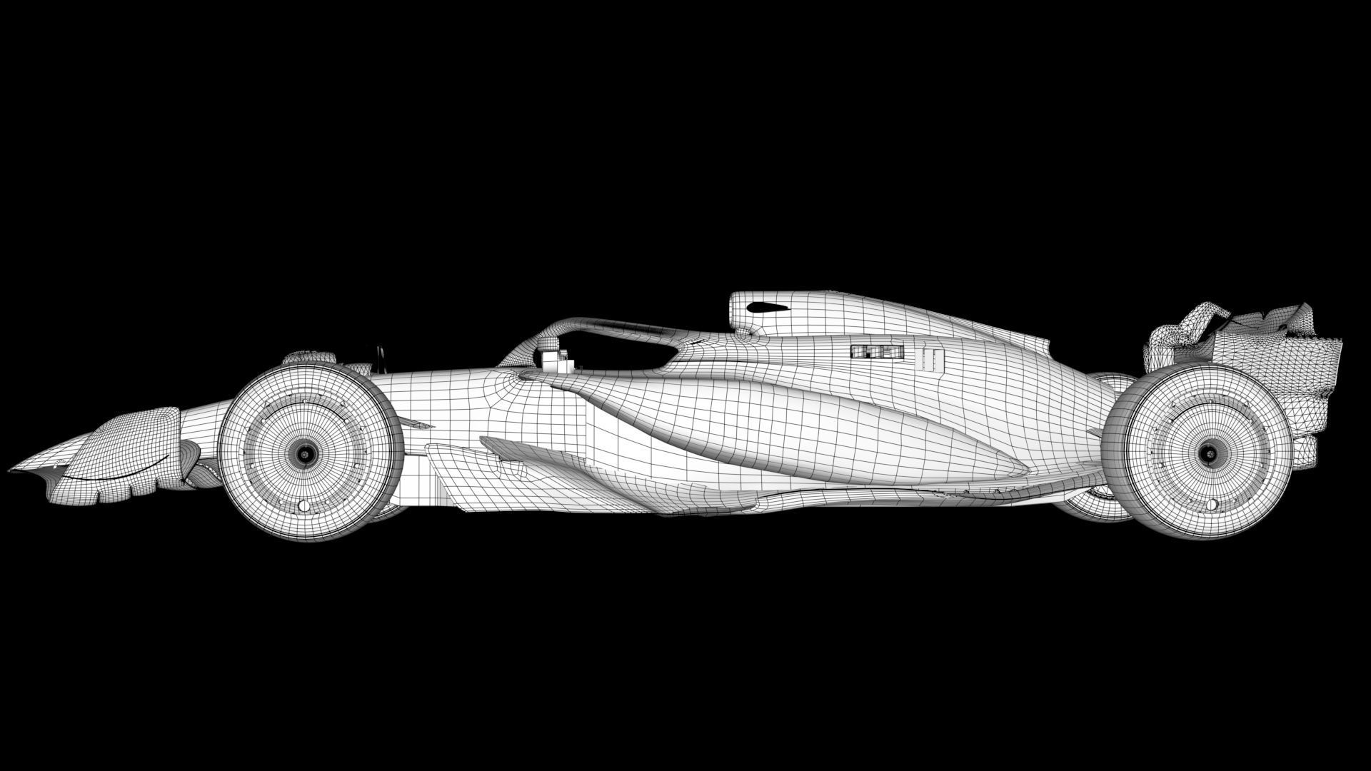 F1 2024 Car PACK Low-poly 3D model_17