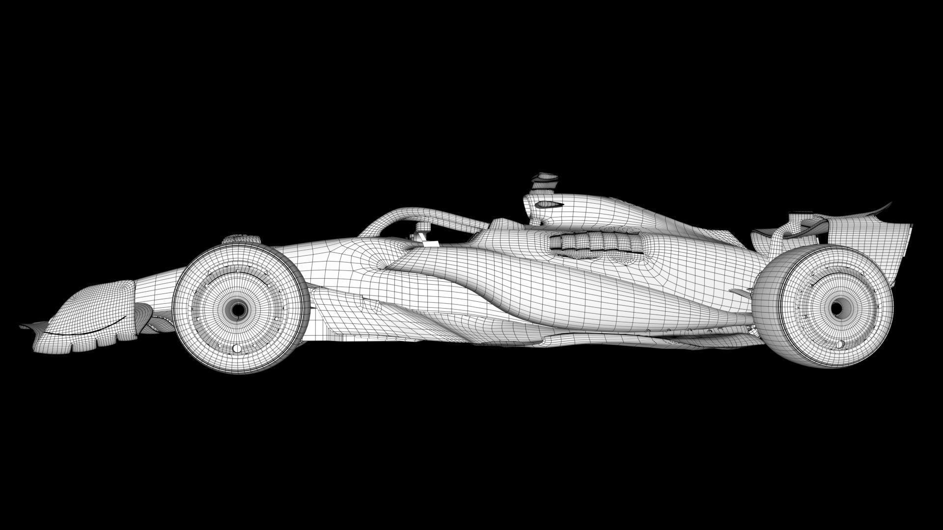 F1 2024 Car PACK Low-poly 3D model_42