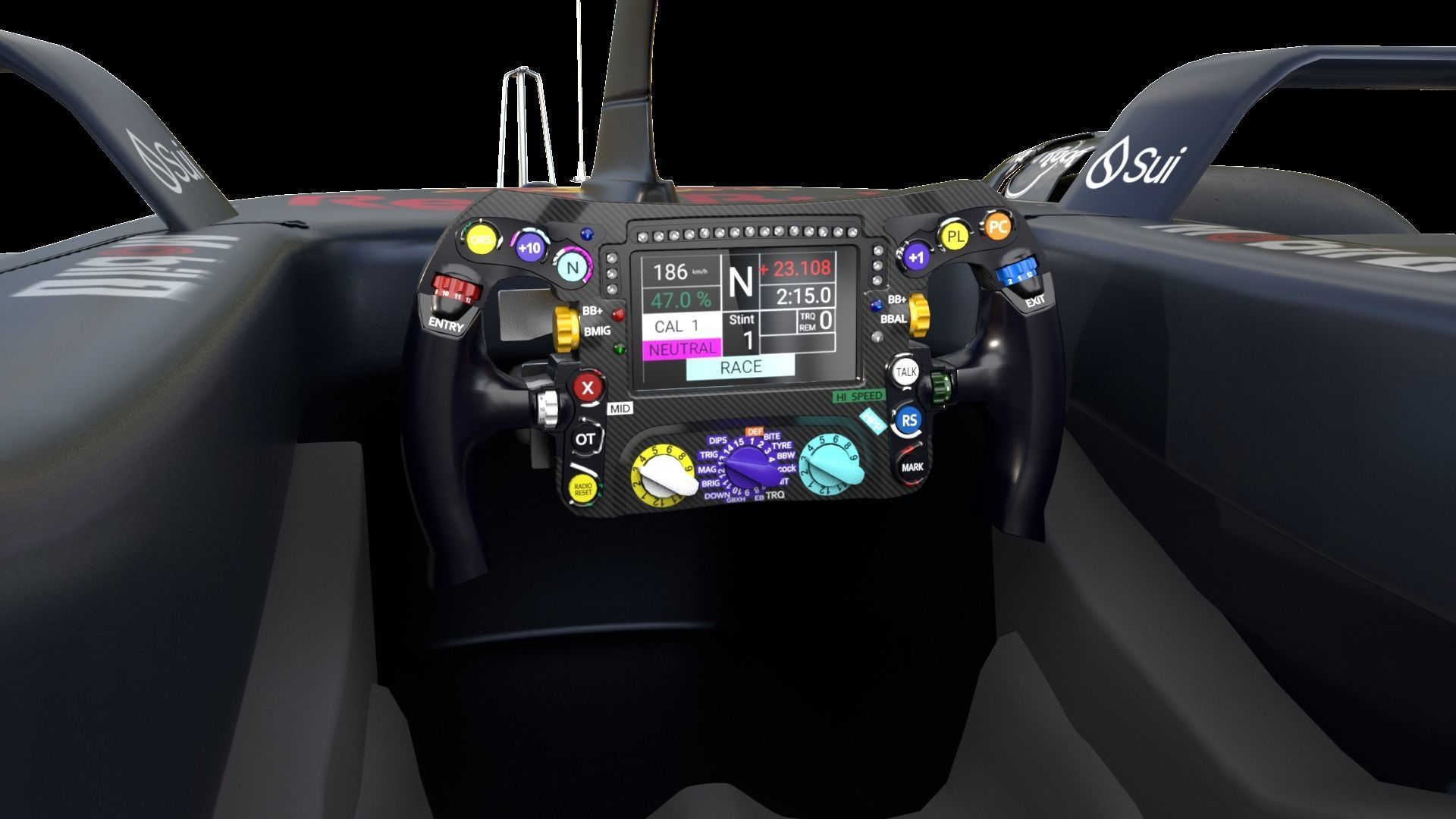 F1 2024 Car PACK Low-poly 3D model_15