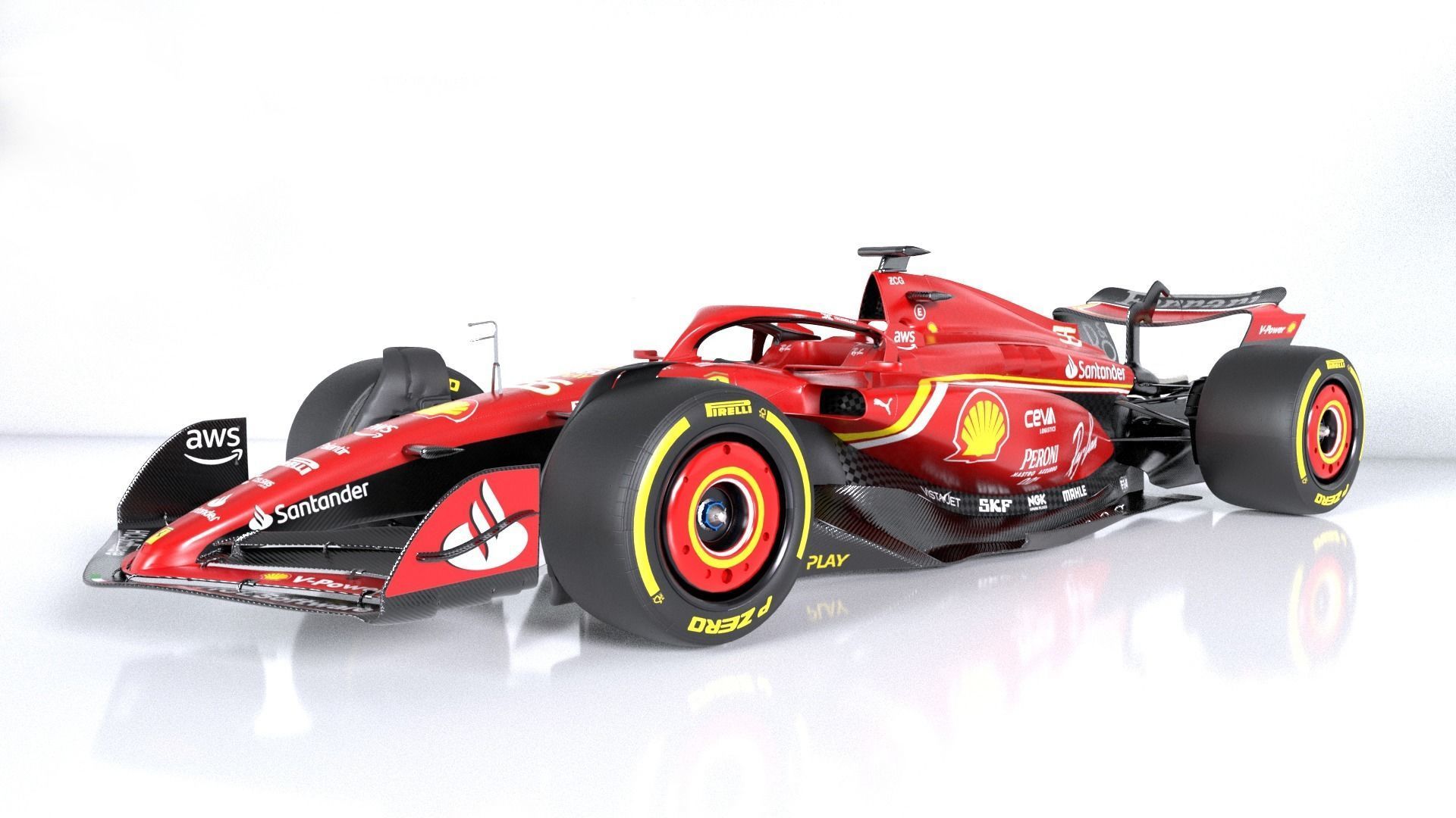 F1 2024 Car PACK Low-poly 3D model_3