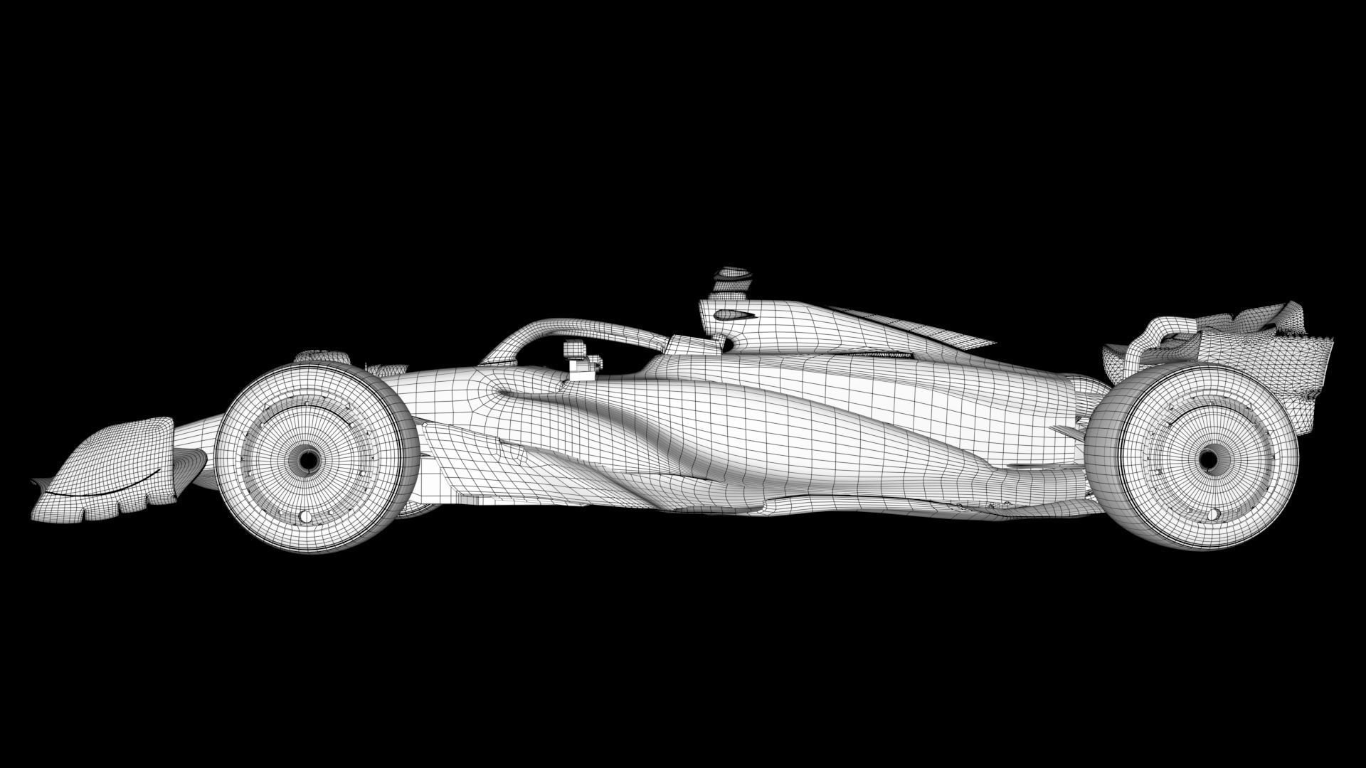 F1 2024 Car PACK Low-poly 3D model_36