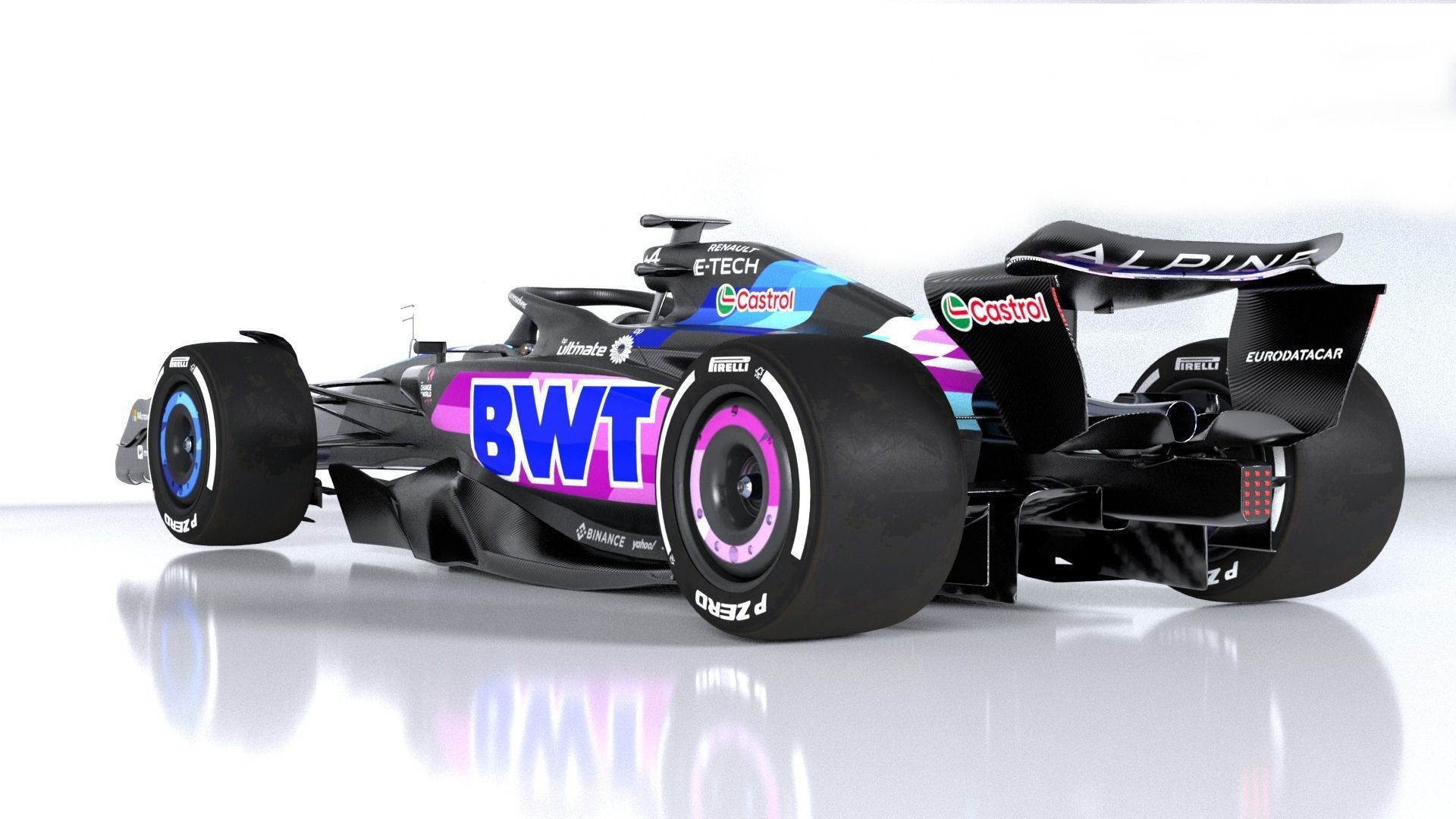 F1 2024 Car PACK Low-poly 3D model_70