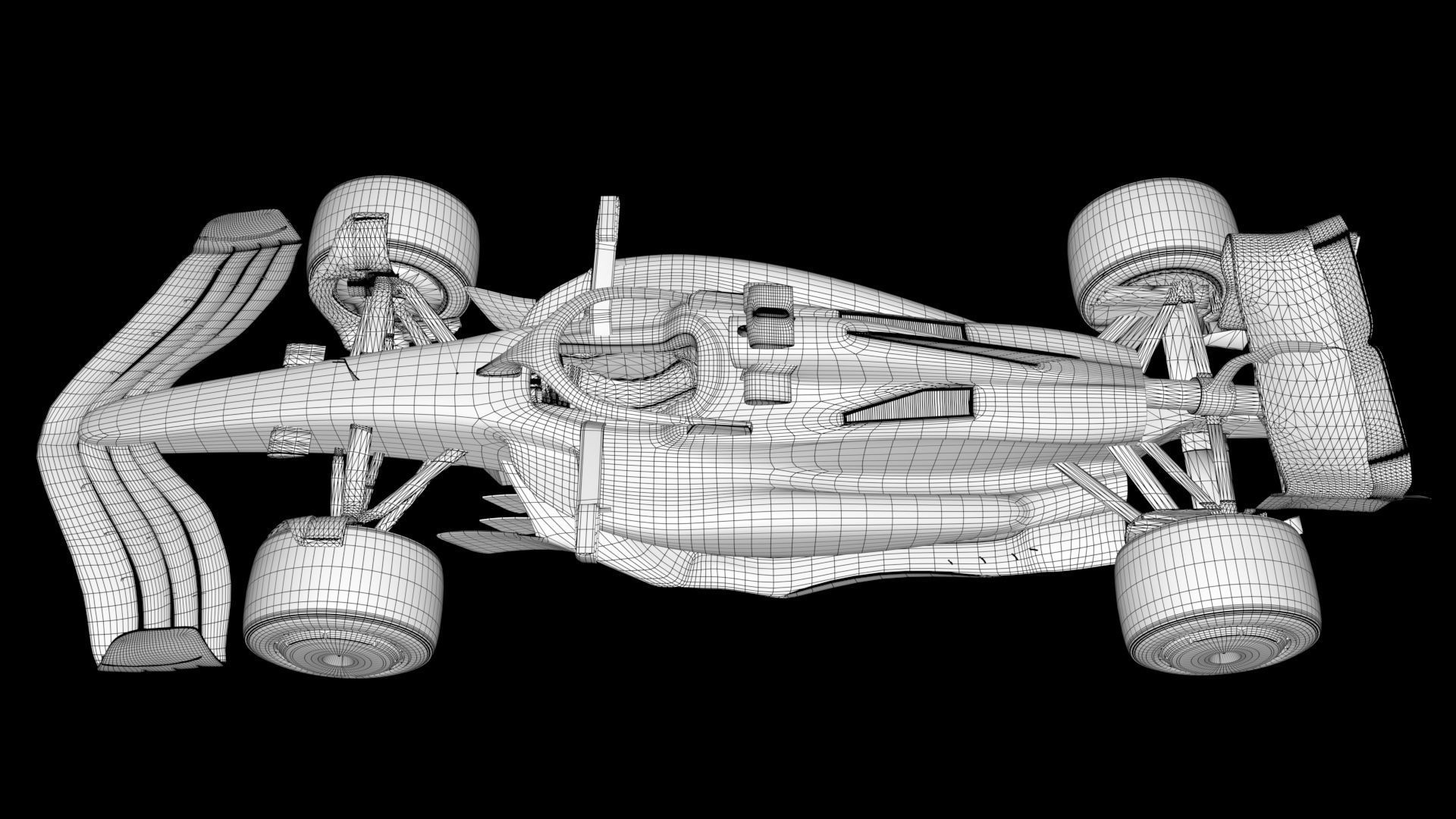F1 2024 Car PACK Low-poly 3D model_35