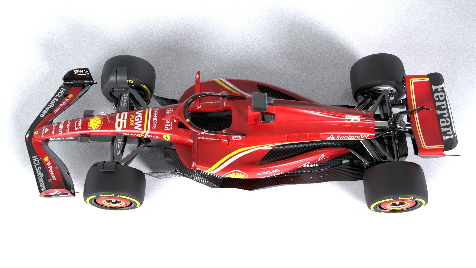 F1 2024 Car PACK Low-poly 3D model_5