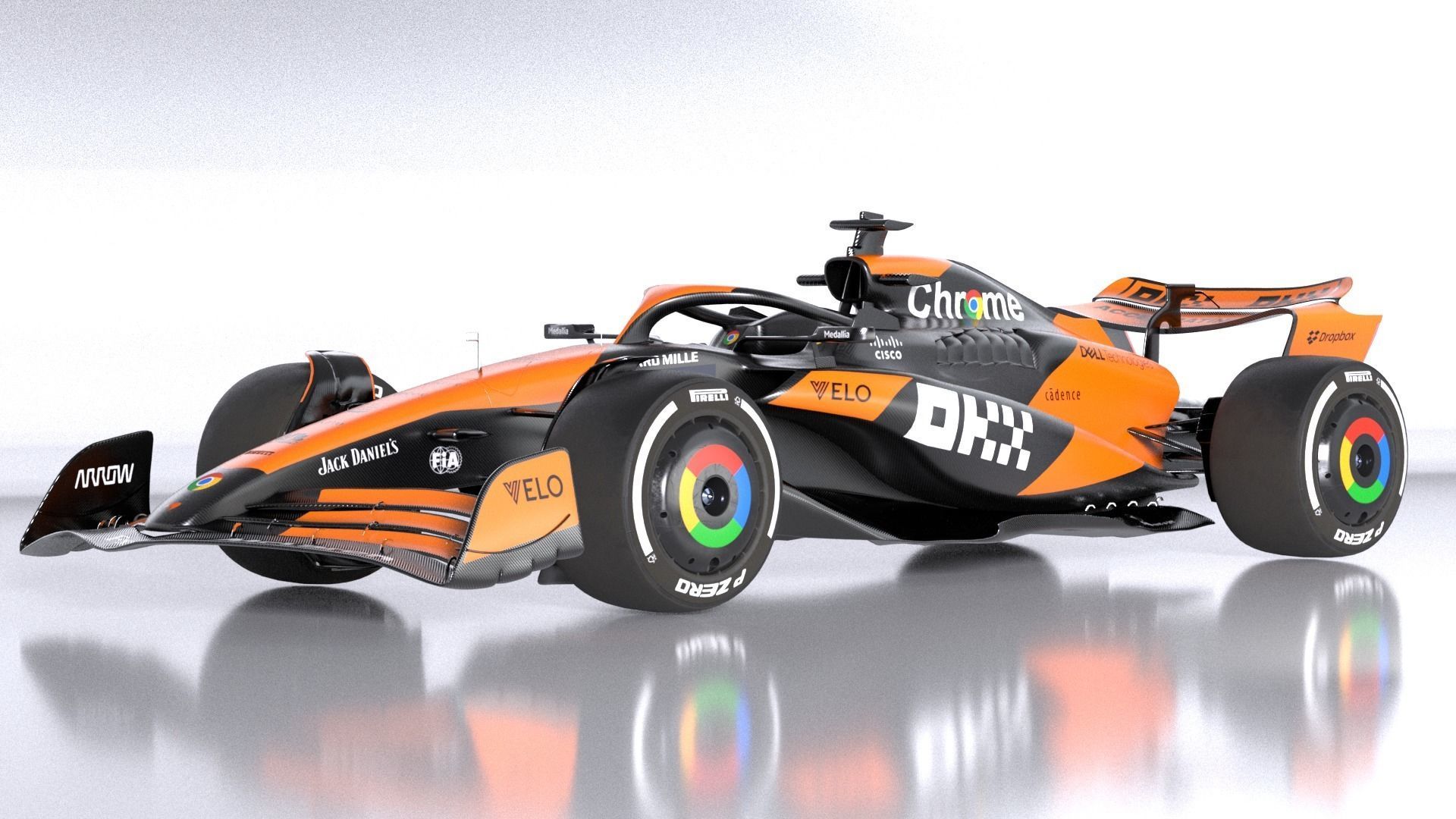 F1 2024 Car PACK Low-poly 3D model_37