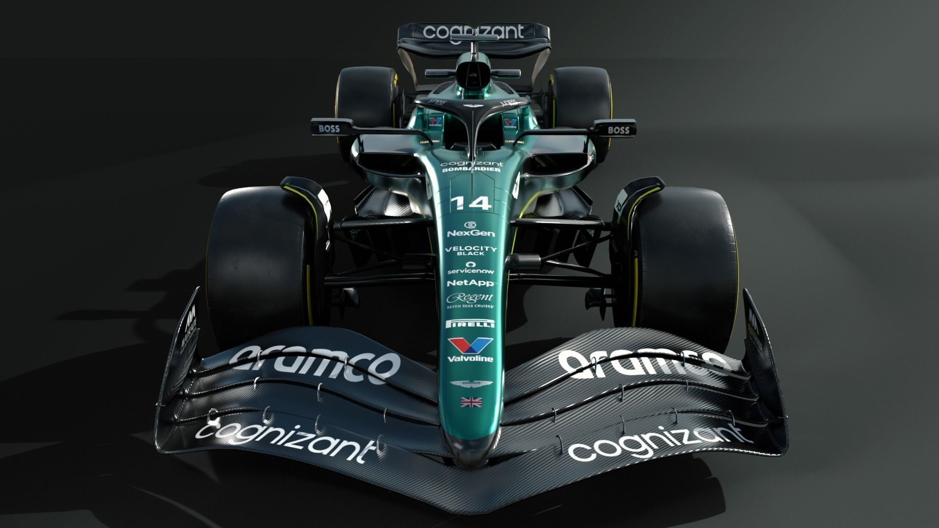 F1 2024 Car PACK Low-poly 3D model_30