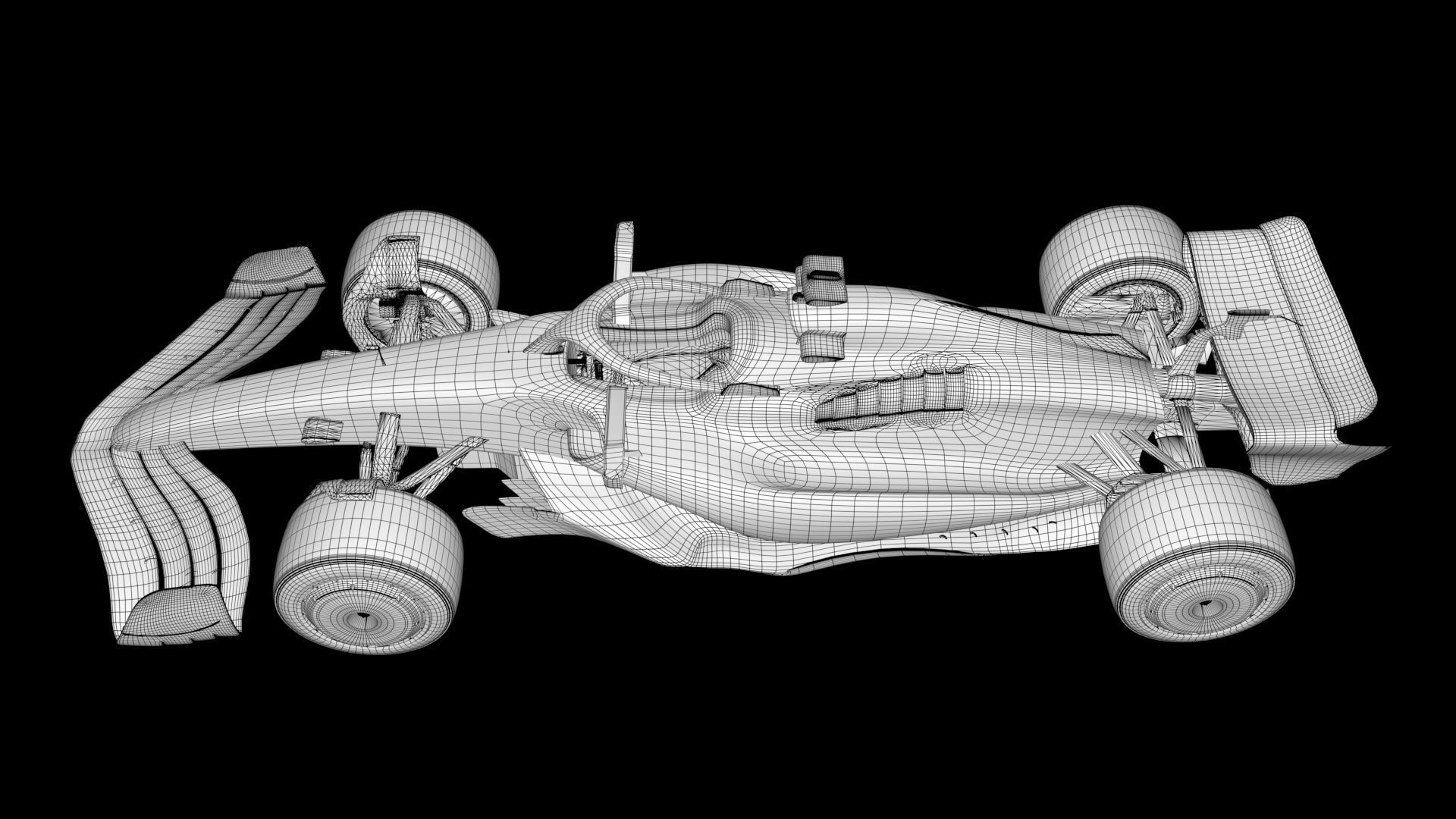 F1 2024 Car PACK Low-poly 3D model_45