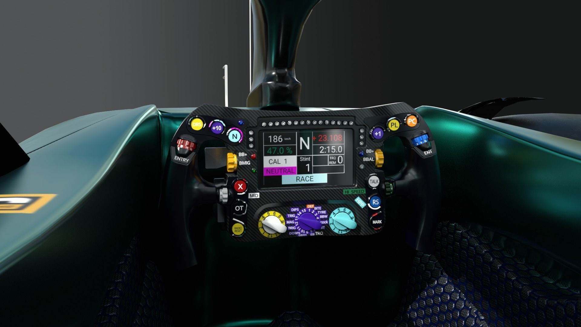 F1 2024 Car PACK Low-poly 3D model_32