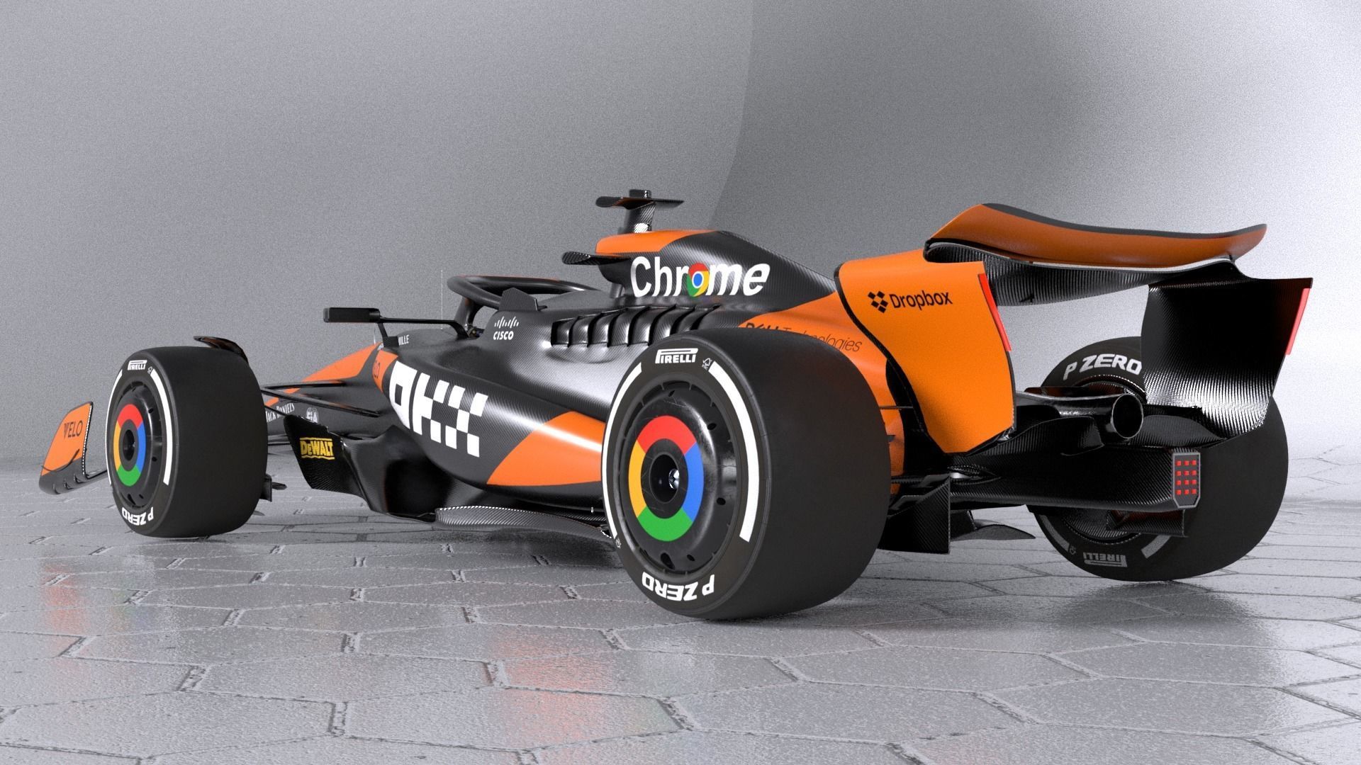 F1 2024 Car PACK Low-poly 3D model_38