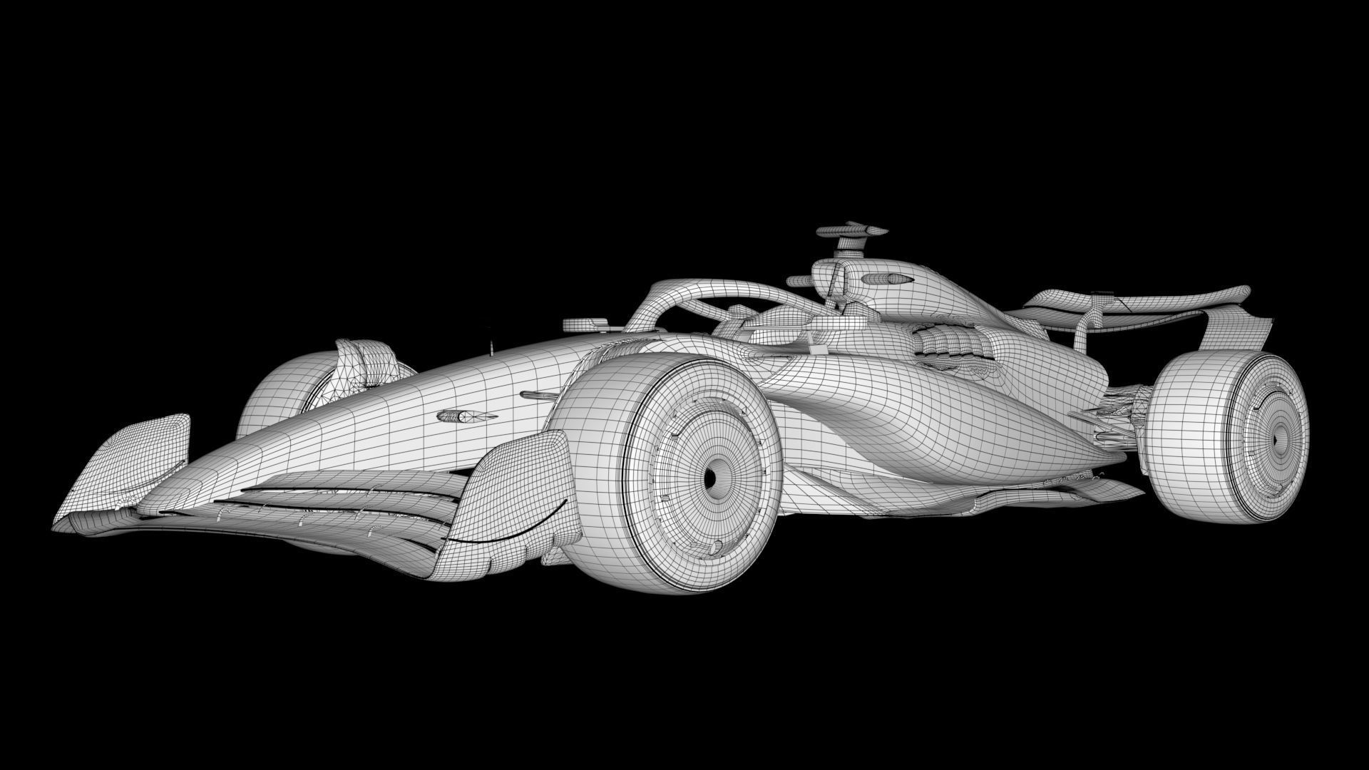 F1 2024 Car PACK Low-poly 3D model_41