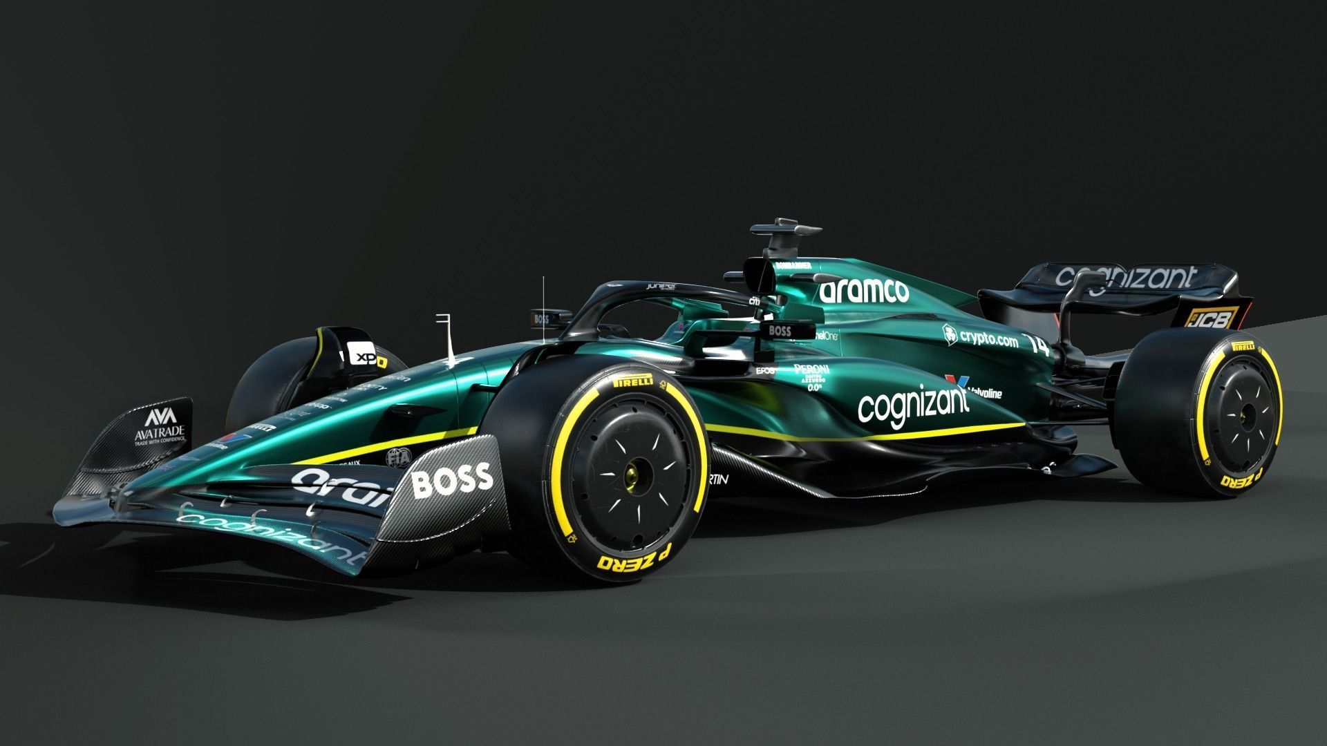 F1 2024 Car PACK Low-poly 3D model_28