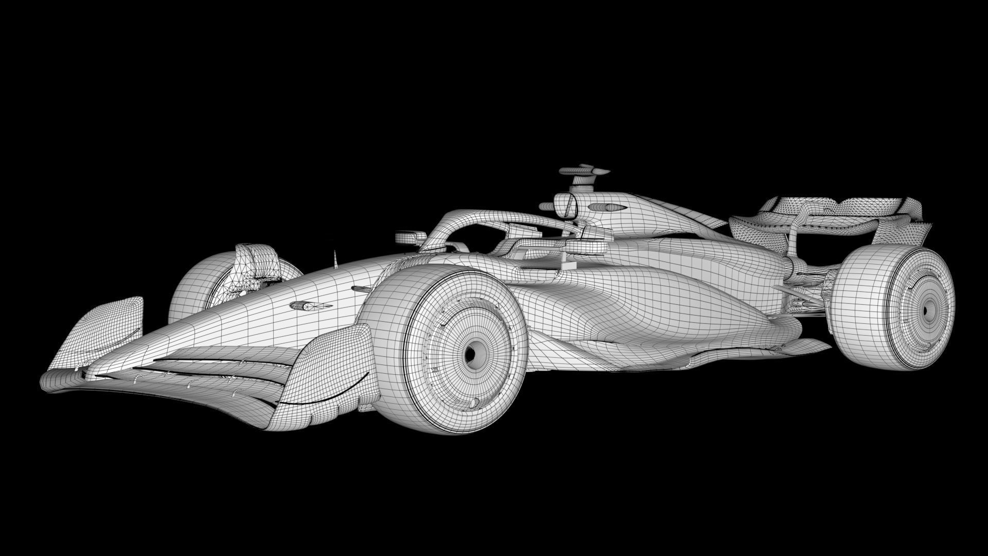 F1 2024 Car PACK Low-poly 3D model_33