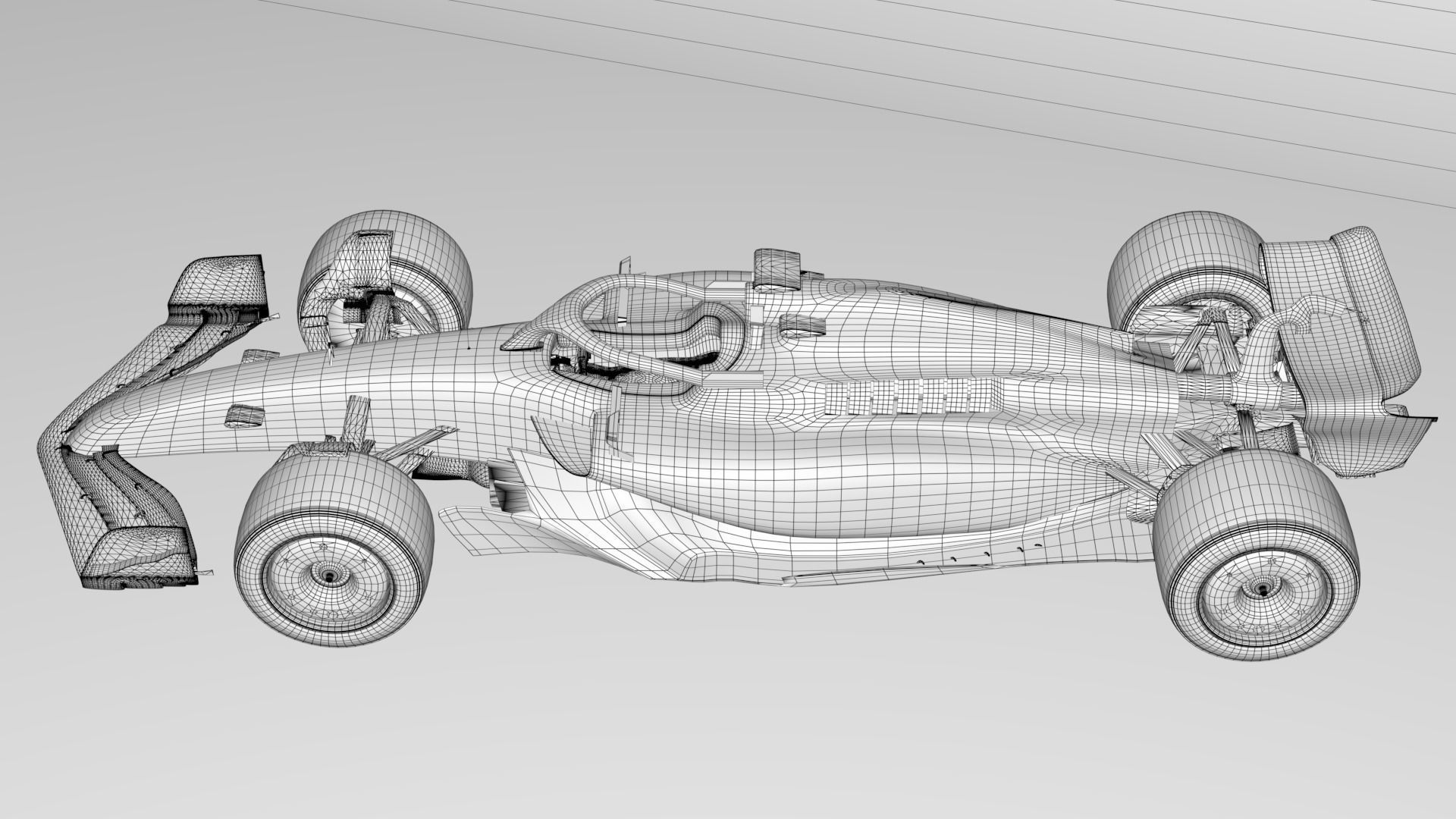 F1 2024 Car PACK Low-poly 3D model_69