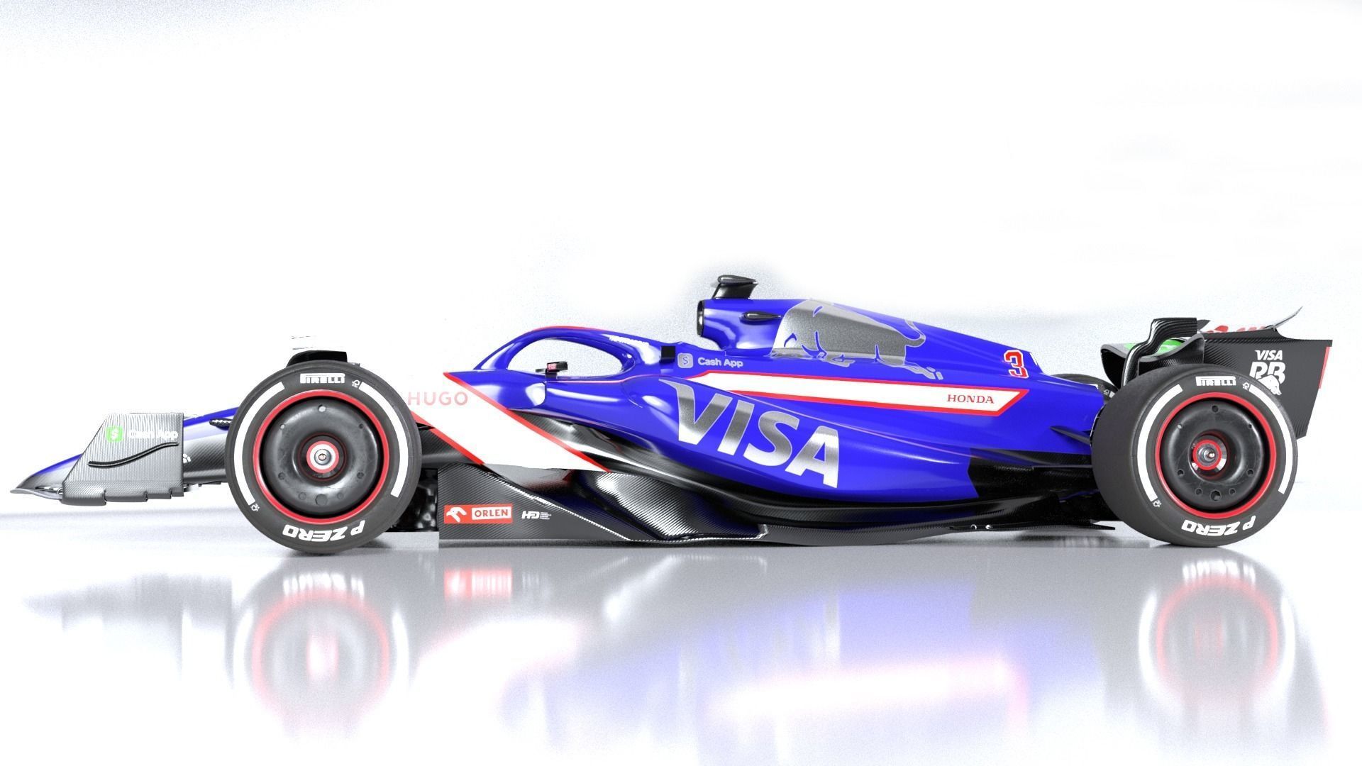 F1 2024 Car PACK Low-poly 3D model_47