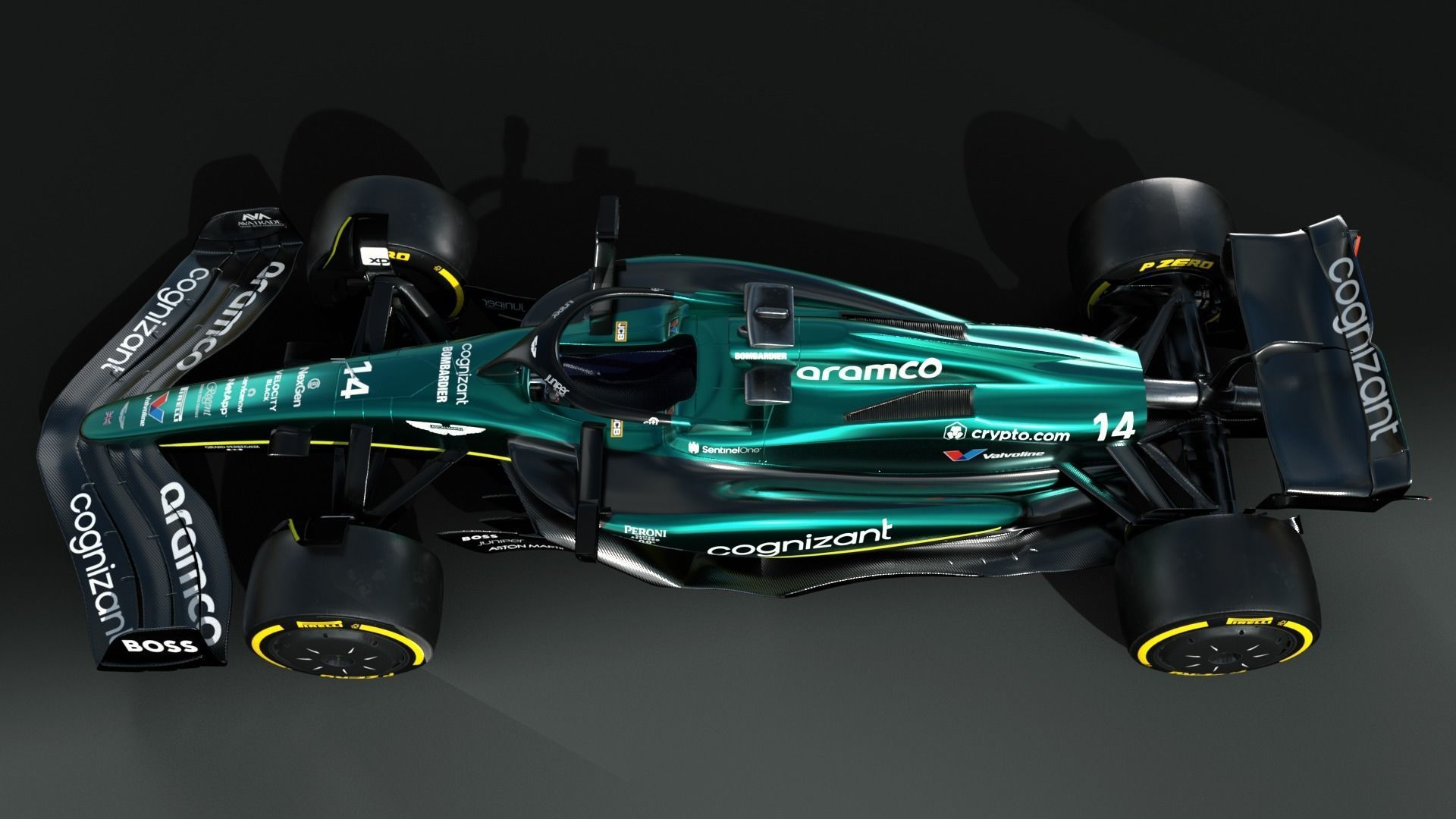 F1 2024 Car PACK Low-poly 3D model_31