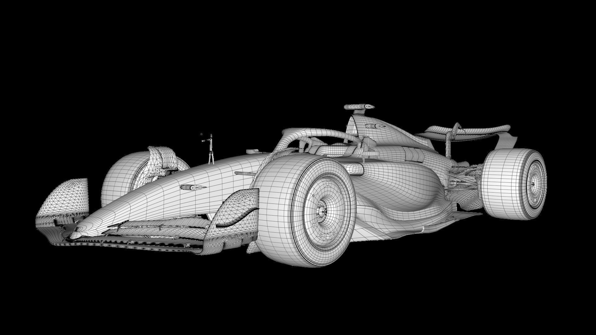 F1 2024 Car PACK Low-poly 3D model_7