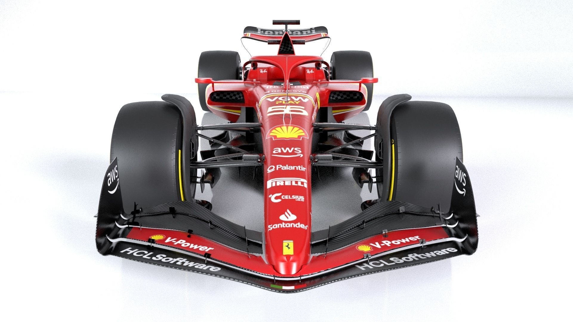 F1 2024 Car PACK Low-poly 3D model_4