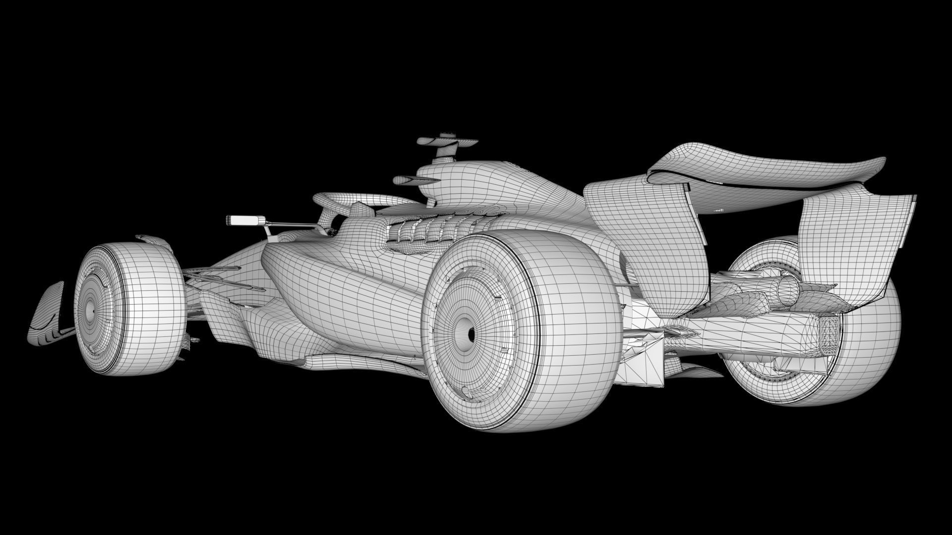 F1 2024 Car PACK Low-poly 3D model_43