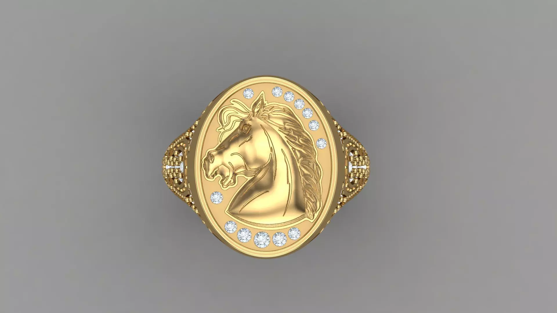 Man Ring Cad MR 203 3D print model_0