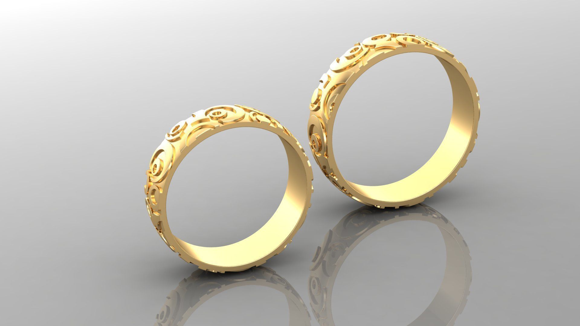 Man Ring Cad MR 193 3D print model_1